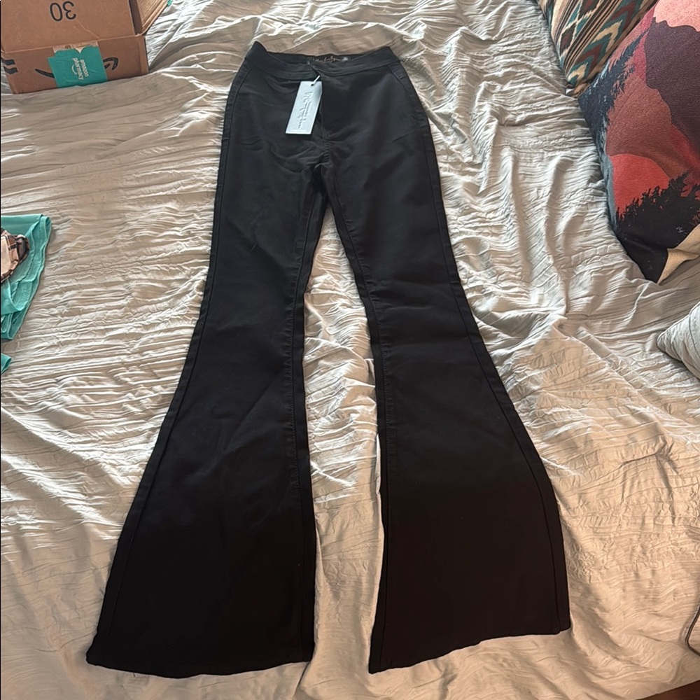 Black Flared Pants